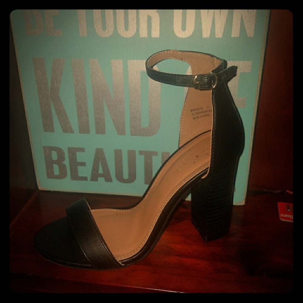 Black Sandal Heels
